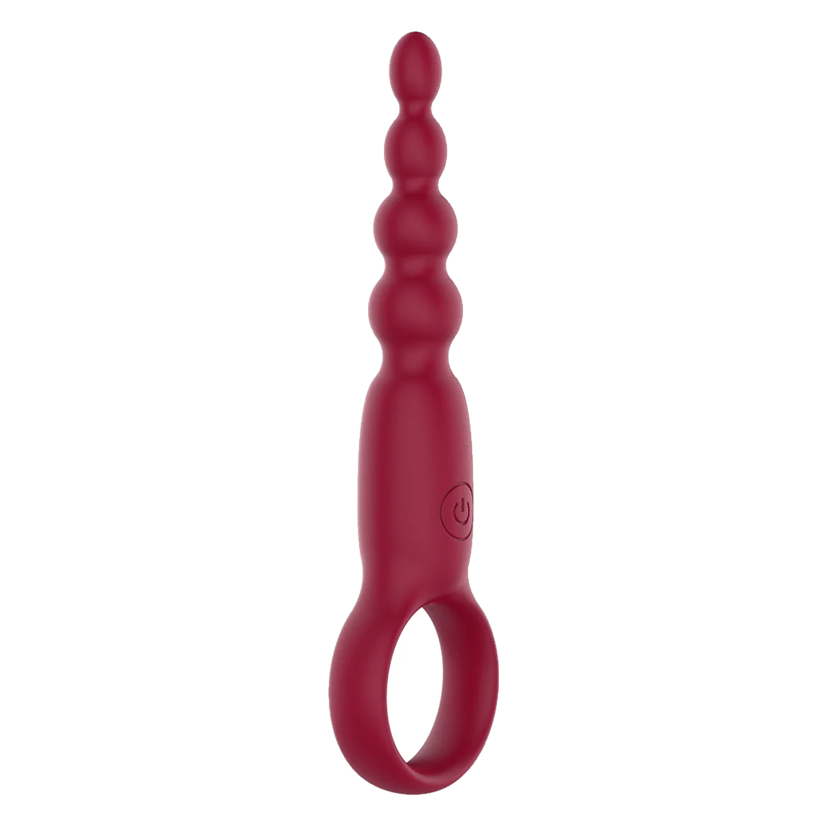LZ114 Mini Anal Beads Vibrator with Ring Handle — LZ114 product photo